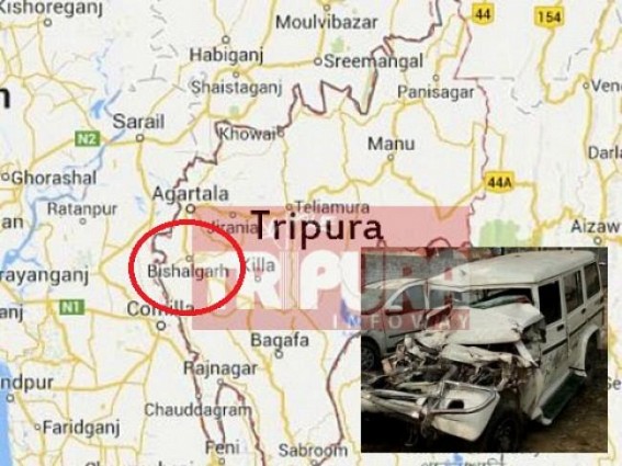 Road mishap killed 3 in Tripura 